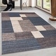 preview thumbnail 6 of 90, World Rug Gallery Modern Boxes Design Non-slip (Non-skid) Area Rug