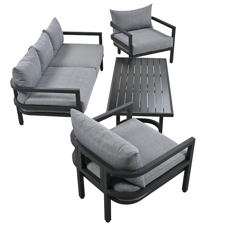 Multi-person Outdoor Steel Sofa Set