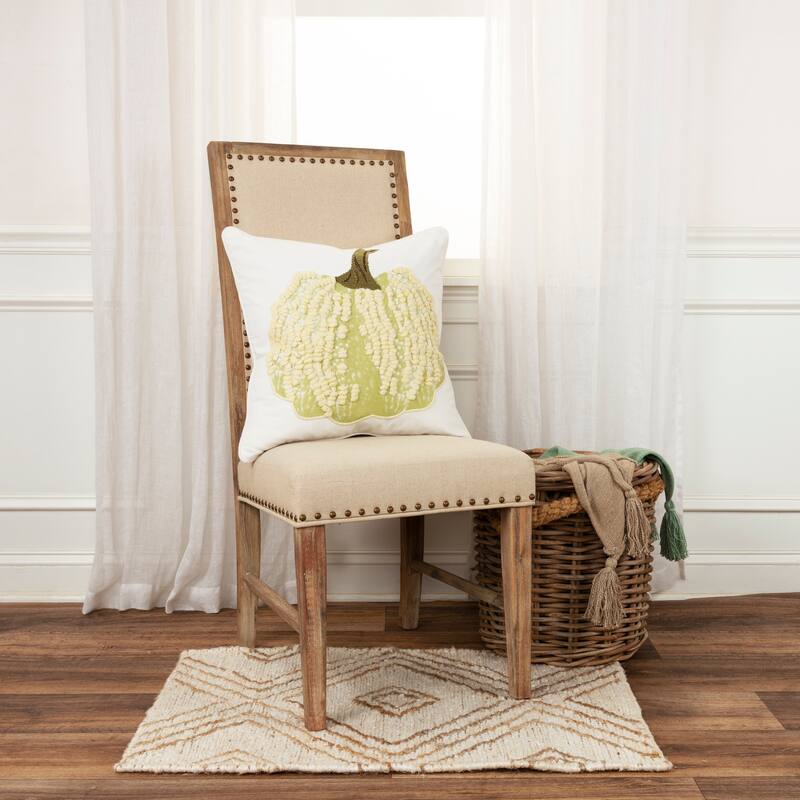 Rizzy Home Festive Harvest Throw Pillow