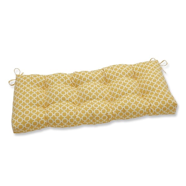 Jordan Manufacturing Hockley Outdoor Square Toss Pillow, Banana, 16 Jordan Manufacturing Hockley Outdoor Square Toss Pillow, Banana, 16