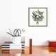 preview thumbnail 13 of 13, iCanvas "Cut Paper Bouquet III" by Victoria Borges Framed