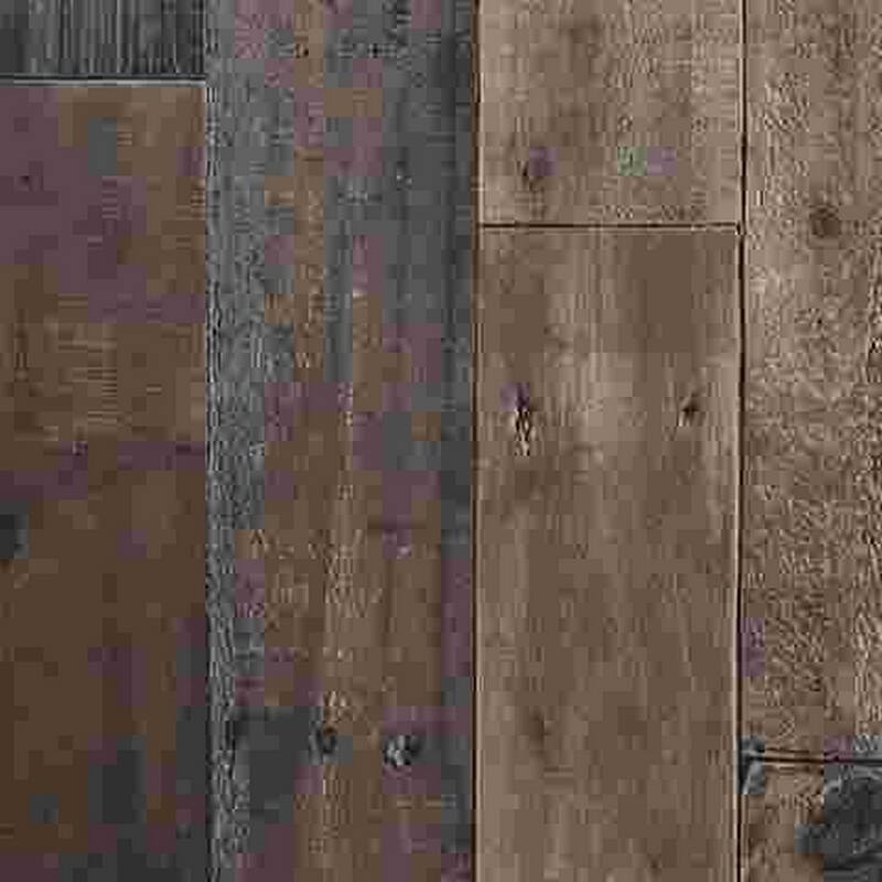 Pier with 5 Open Compartments and Plank Style, Multi Gray