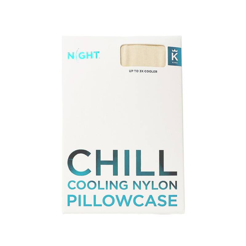 NIGHT Chill Cooling Pillowcase - Cooling Pillow Cover for Hot Sleepers - Breathable and Soft