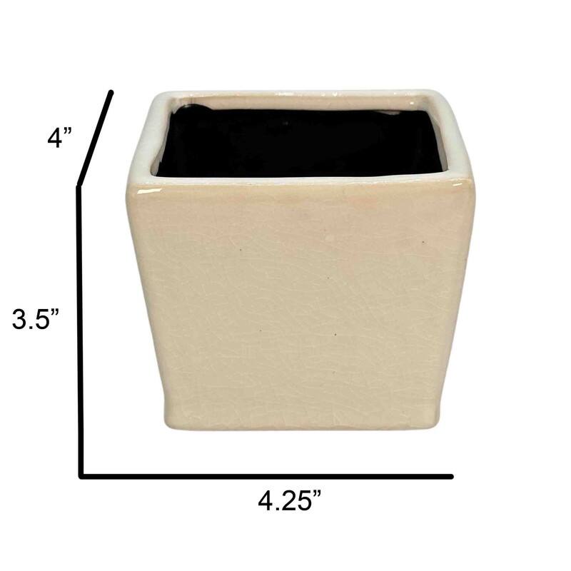 Square Ceramic Flower Planter Pot