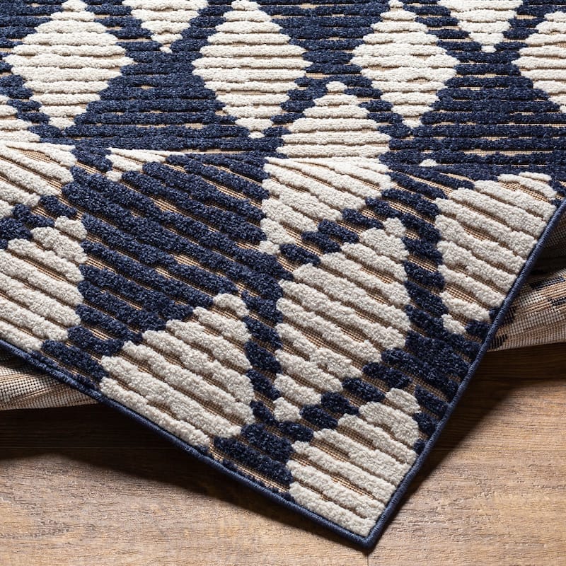 Livabliss Natson Global Diamond Outdoor Area Rug