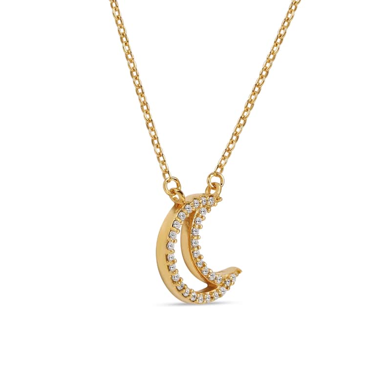 1/10ct Diamond Geometric Pendant Necklace in Silver for Women