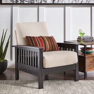 Hills Mission-Style Oak Accent Chair by iNSPIRE Q Classic