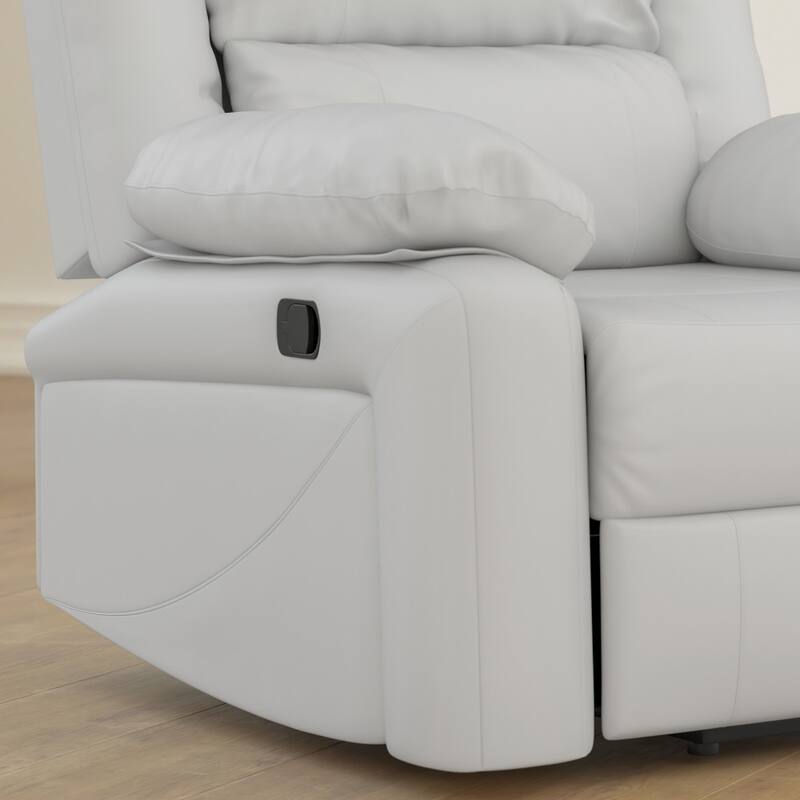 Microfiber Pillow Back Recliner
