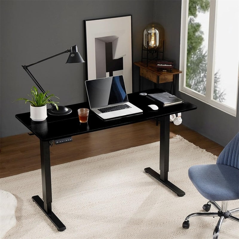 Standing Desk with Double Drawer