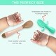preview thumbnail 6 of 6, Grabease Baby Spoons, Toddler Utensils, Baby Spoon Toddler Forks, 2 Sets, Mint and Orange