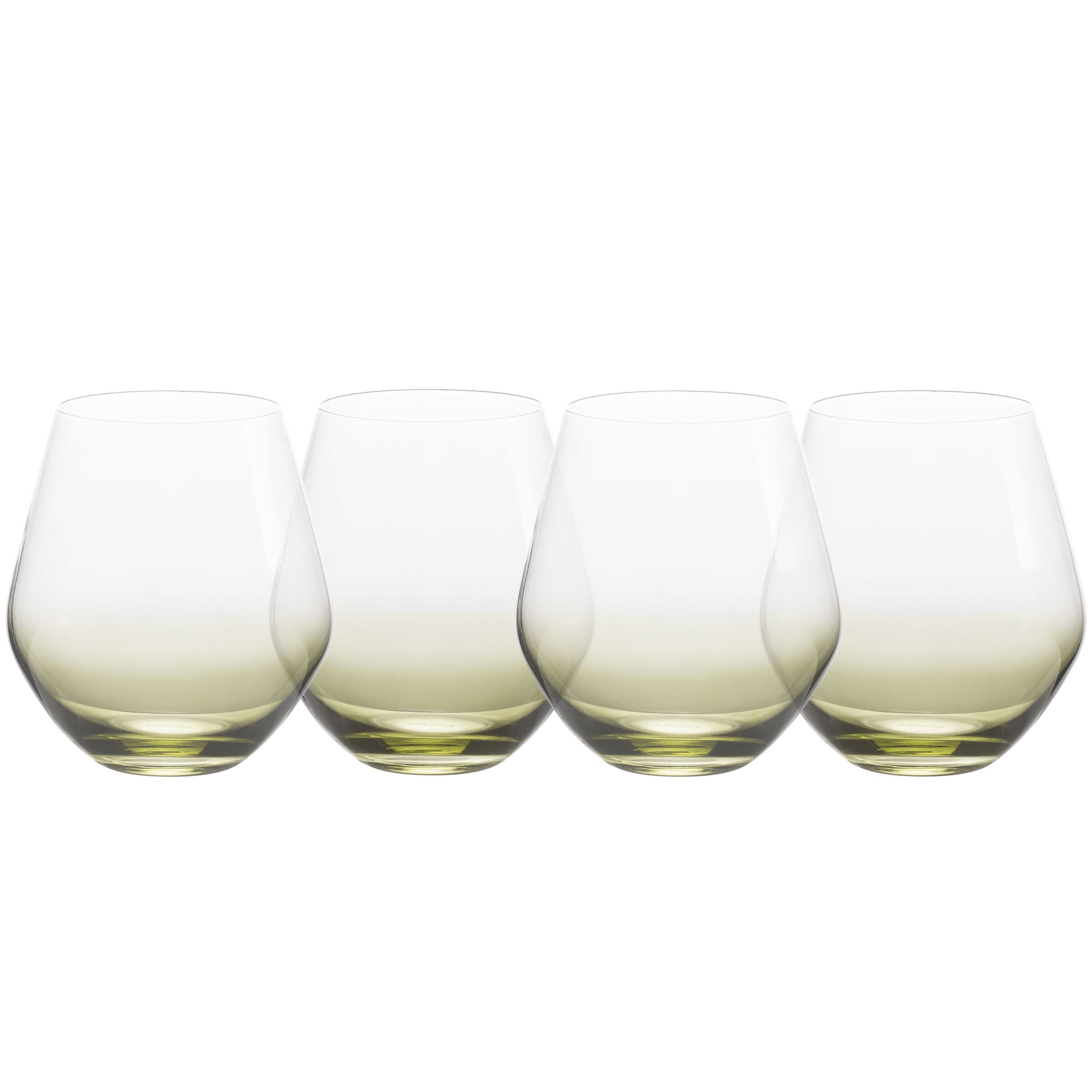 Mikasa stemless discount wine glasses