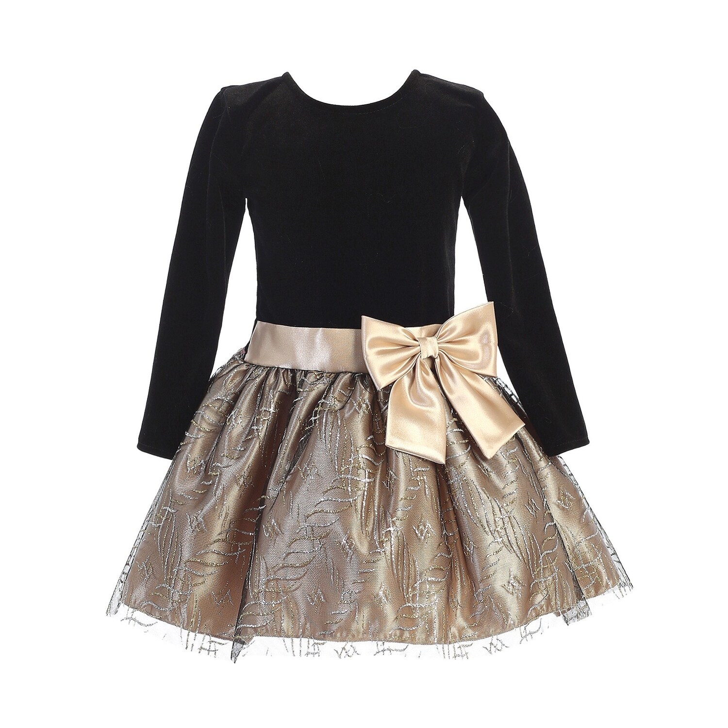 black sparkly christmas dress