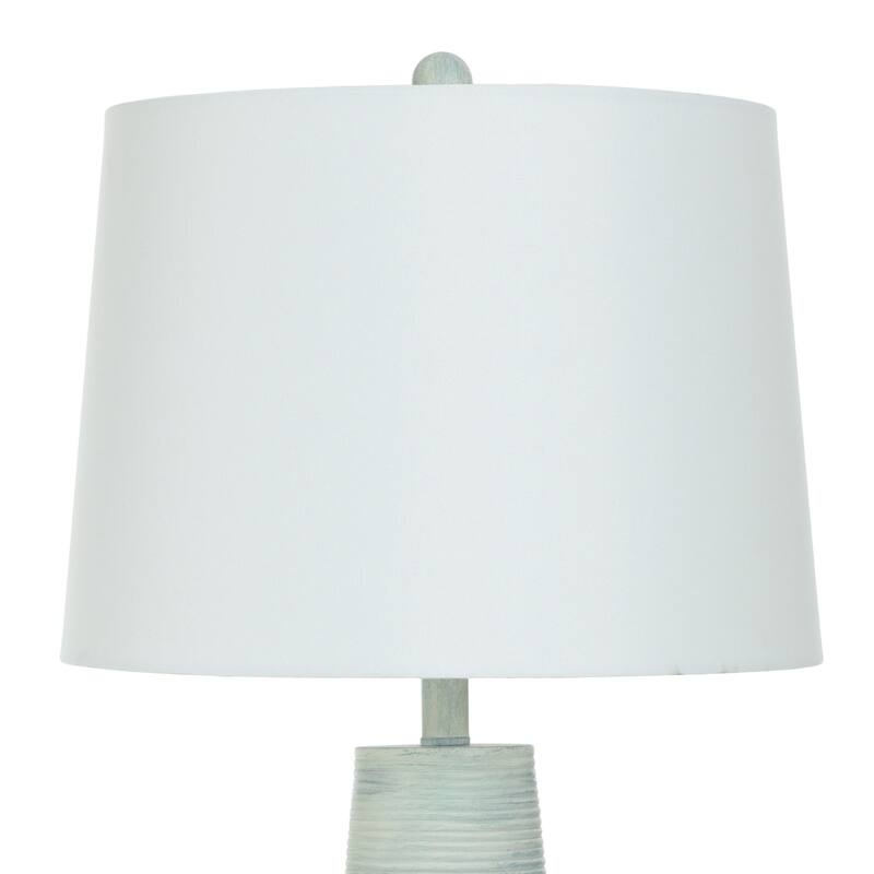 Conical - Table Lamp - Made of Polyresin - White Linen Shade - 31"H