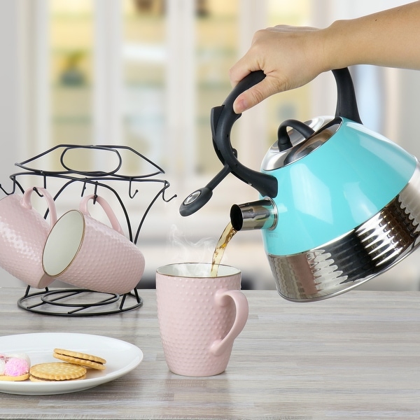 Turquoise tea outlet kettle