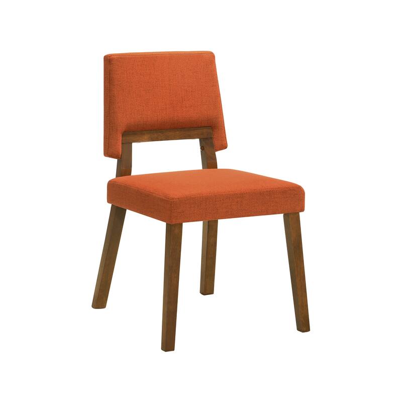 Channell Mid-Century Modern Upholstered Wood Dining Chairs - Set of 2/4/6