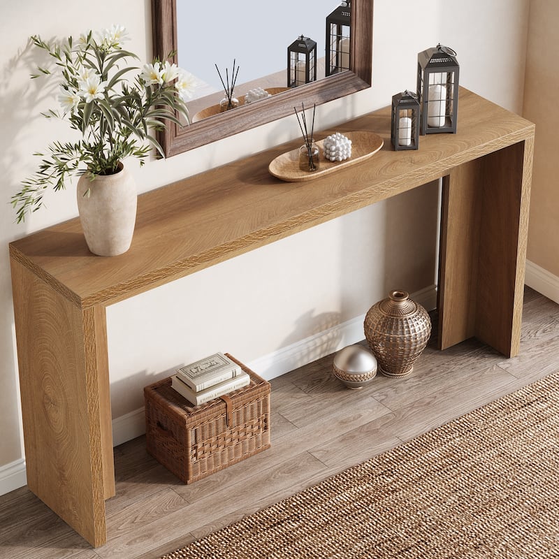 55-Inch Wooden Sofa Table