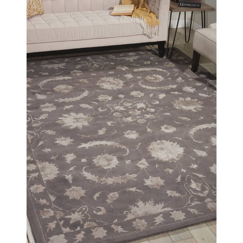 Nourison Symphony Hand-tufted Shimmering Floral Area Rug