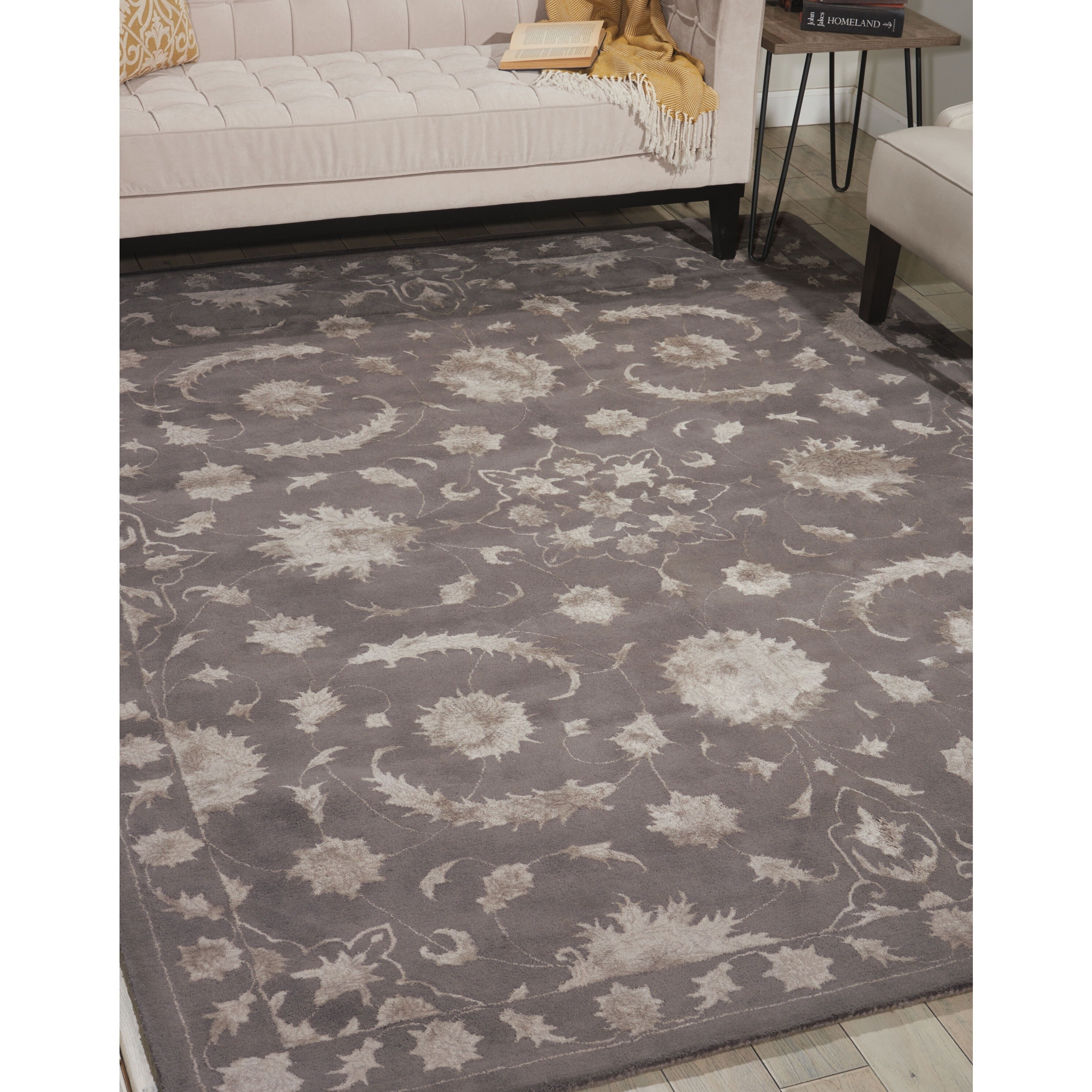 Nourison Symphony Hand-tufted Shimmering Floral Area Rug