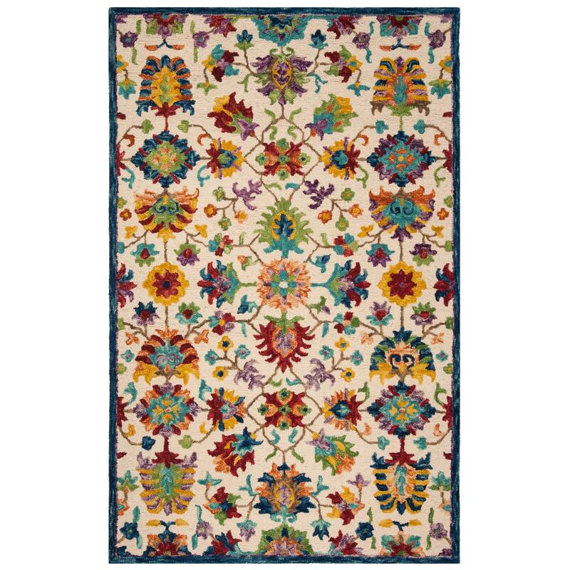 SAFAVIEH Handmade Aspen Argyroula Boho Tribal Wool Rug