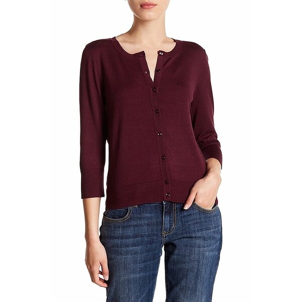 red wine cardigan