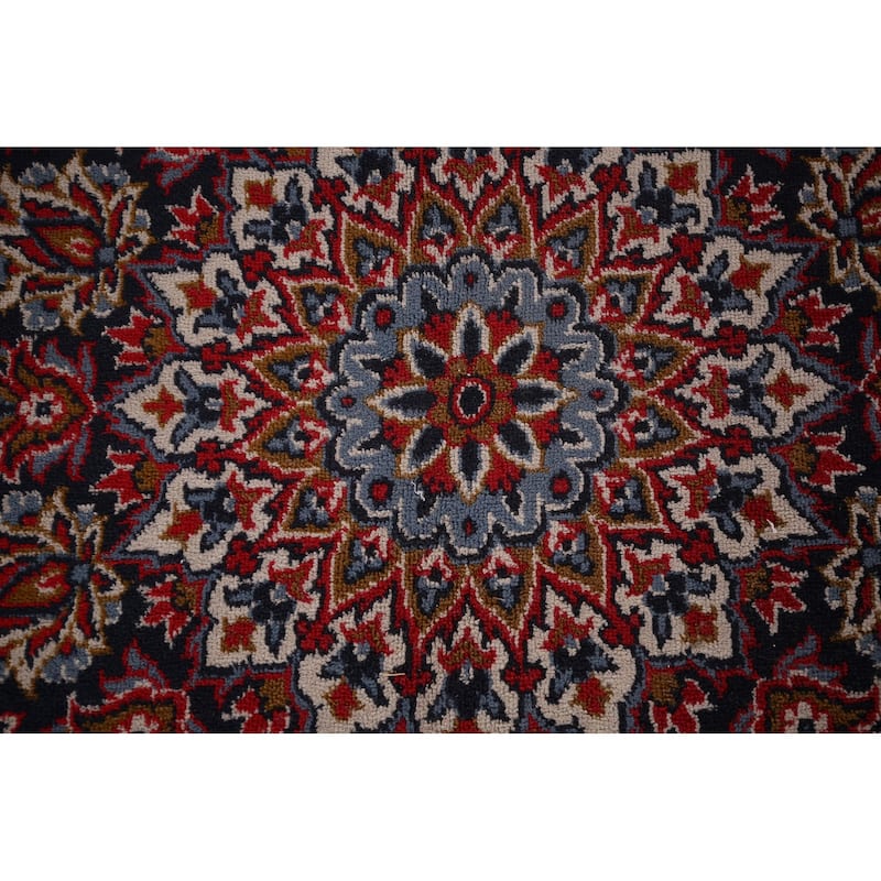 Oriental Traditional Red Kashan Turkish Rug Machine-Made Carpet - 9'9" x 13'2"