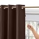 preview thumbnail 24 of 30, Ultimate Blackout 45-inch Short Length Grommet Curtain Panel