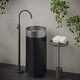 preview thumbnail 1 of 13, Karran Cinox Stainless Steel Round Pedestal Sink