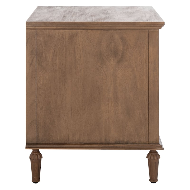 SAFAVIEH Couture Firyal 3-Drawer Wood Nightstand