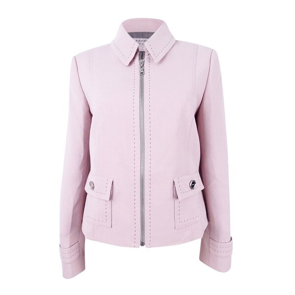zip up blazer womens