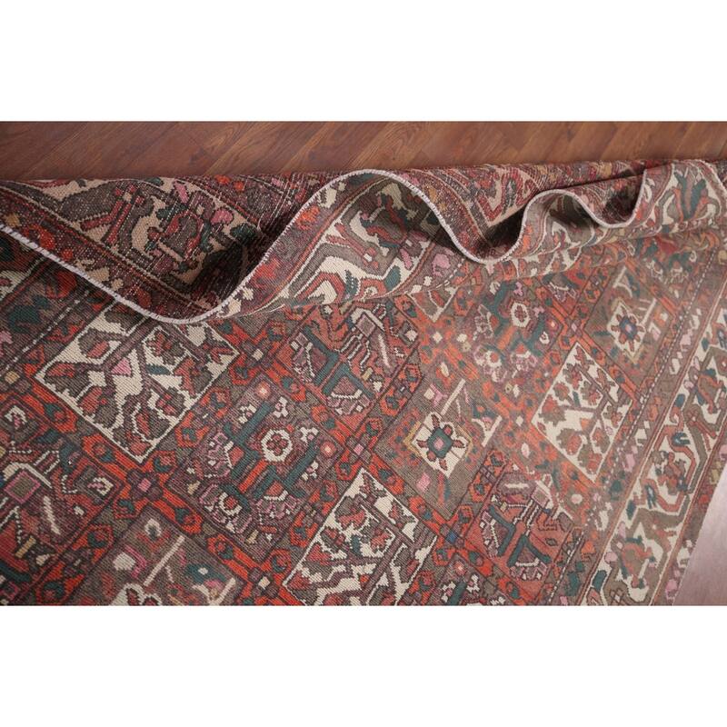 Garden Design Bakhtiari Persian Vintage Ug Hand-Knotted Wool Carpet - 5'2"x 9'6"