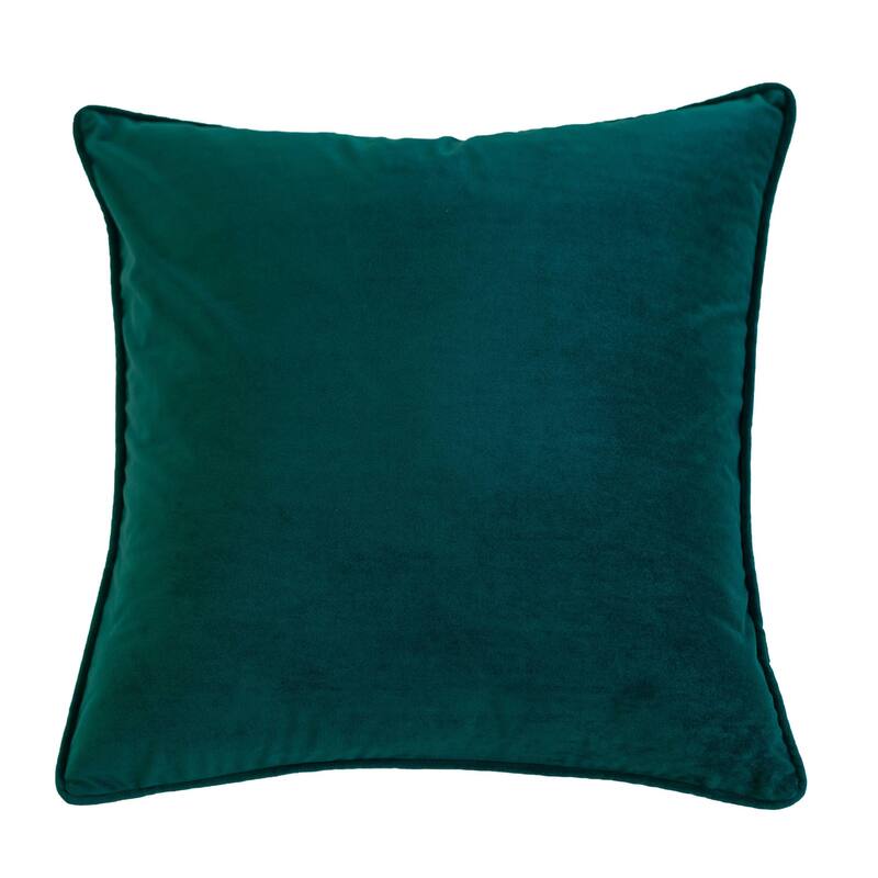 Elisa Velvet 20" Square Decorative Throw Pillow 2PK