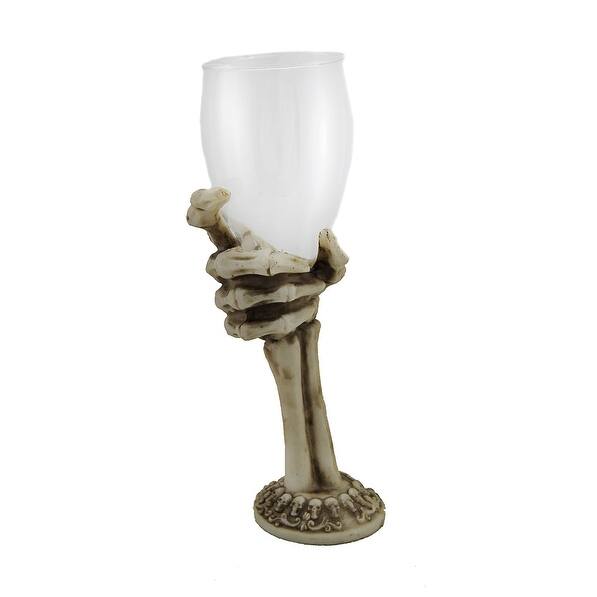 Skeleton Hand Ossuary Wine Glass - 8.25 X 3 X 3 inches - Bed Bath & Beyond  - 17270164
