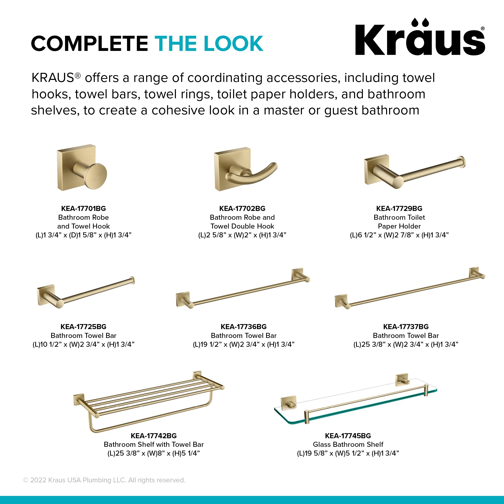 KRAUS Ventus Bathroom Shelf with Towel Bar Bed Bath Beyond 24267220