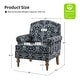 preview thumbnail 10 of 51, Yahweh Farmhouse Nailhead Armchair with Rolled Arms by HULALA HOME