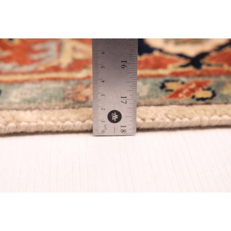 ECARPETGALLERY Hand-knotted Jules Sultane Ivory Wool Rug - 5'9 x 8'8