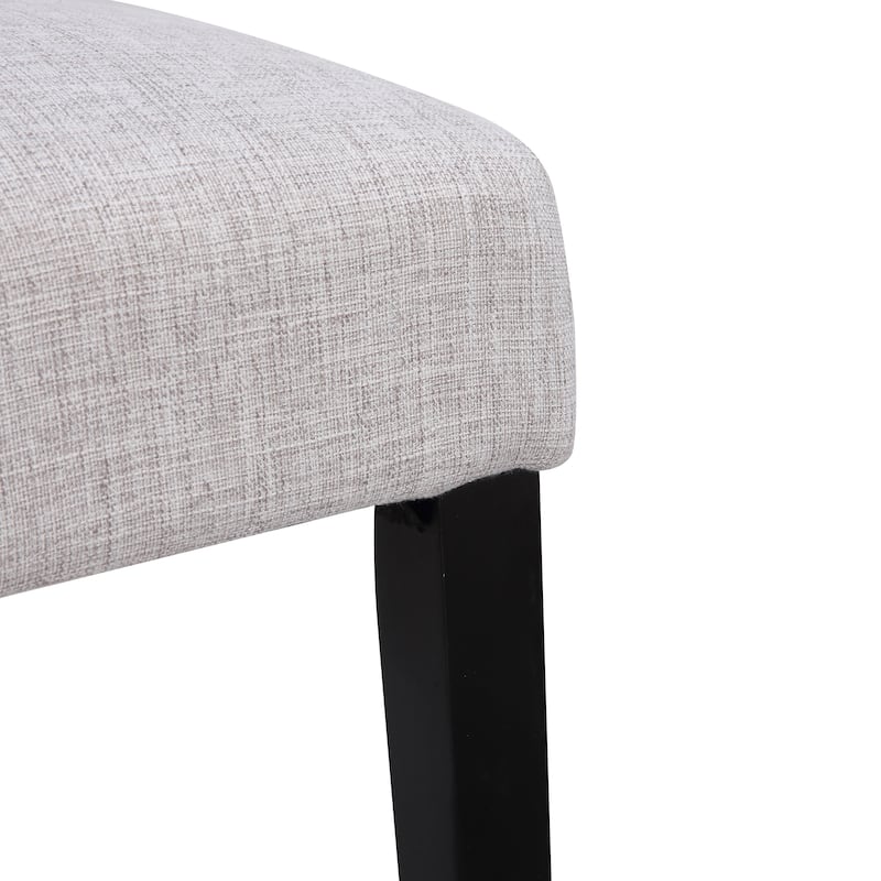 Grandview Tufted Upholstered Linen Fabric Dining Chair