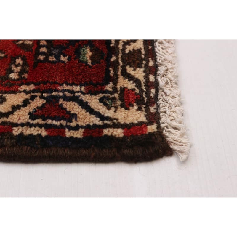 ECARPETGALLERY Hand-knotted Andelz Navy Wool Rug - 3'6 x 9'4