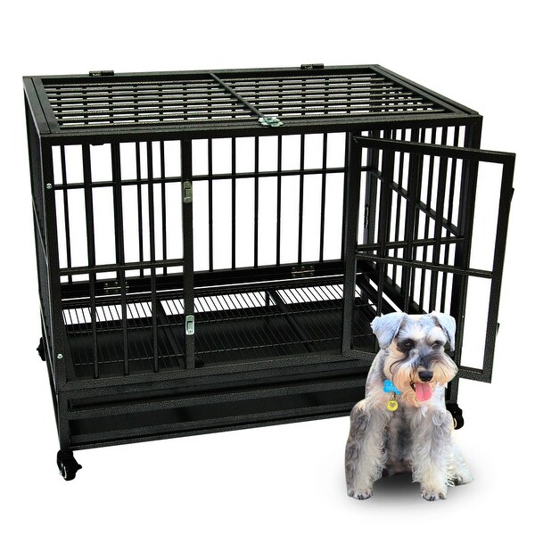 heavy duty dog crate tray