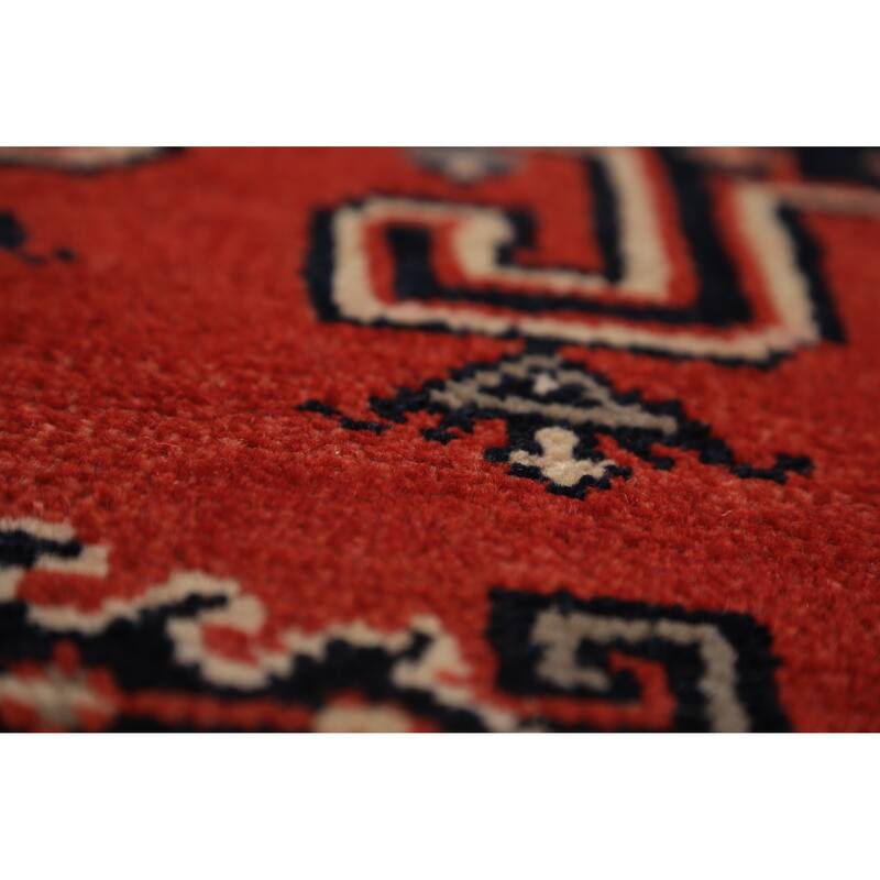 Traditional Indian Viss Area Rug Handmade Wool Carpet - 5'10"x 8'11"