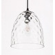 preview thumbnail 1 of 1, Elegant Lighting Gibson Single Light 10" Wide Mini Pendant Black