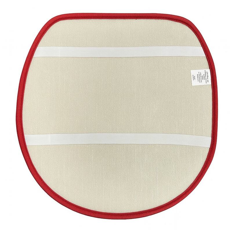 3 Piece Red Ultra Soft Thick Memory Foam Non-Slip Absorbent Bathroom Bath Mat Set