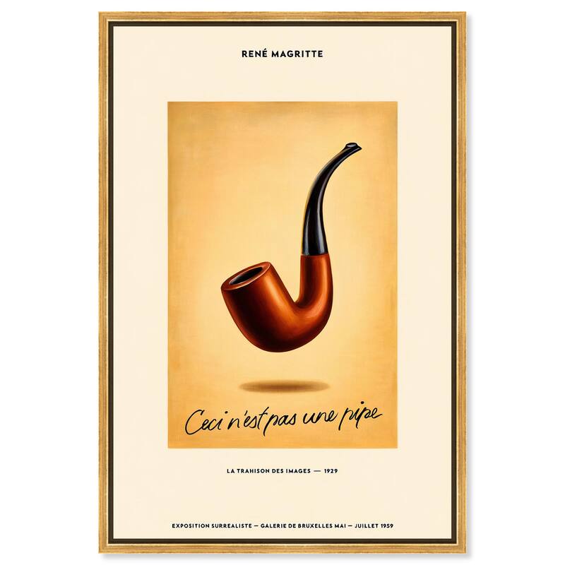 Deceptive Pipe II Canvas by Art Remedy - Gold - 30" x 45"