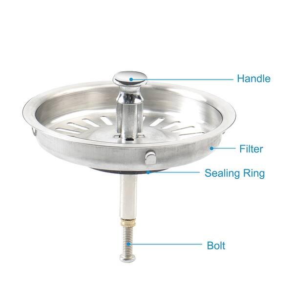 Stainless Steel Sink Strainers W Post Stoppers for Shower Home Kitchen