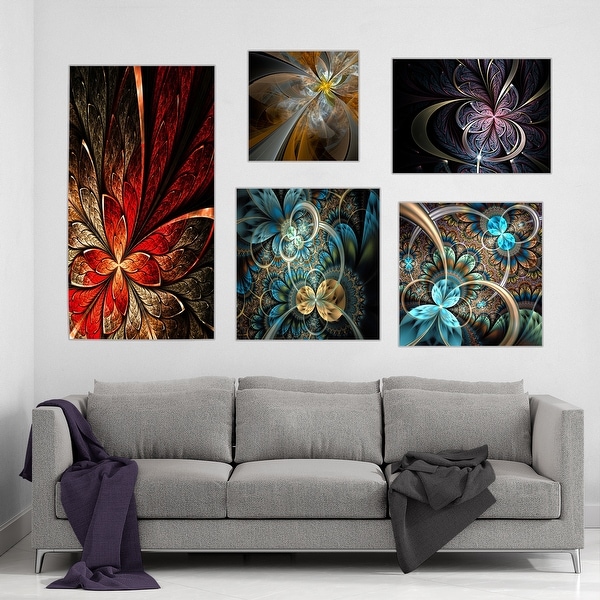 Shop Designart - Abstract Collection - Abstract Wall Art set of 5 ...