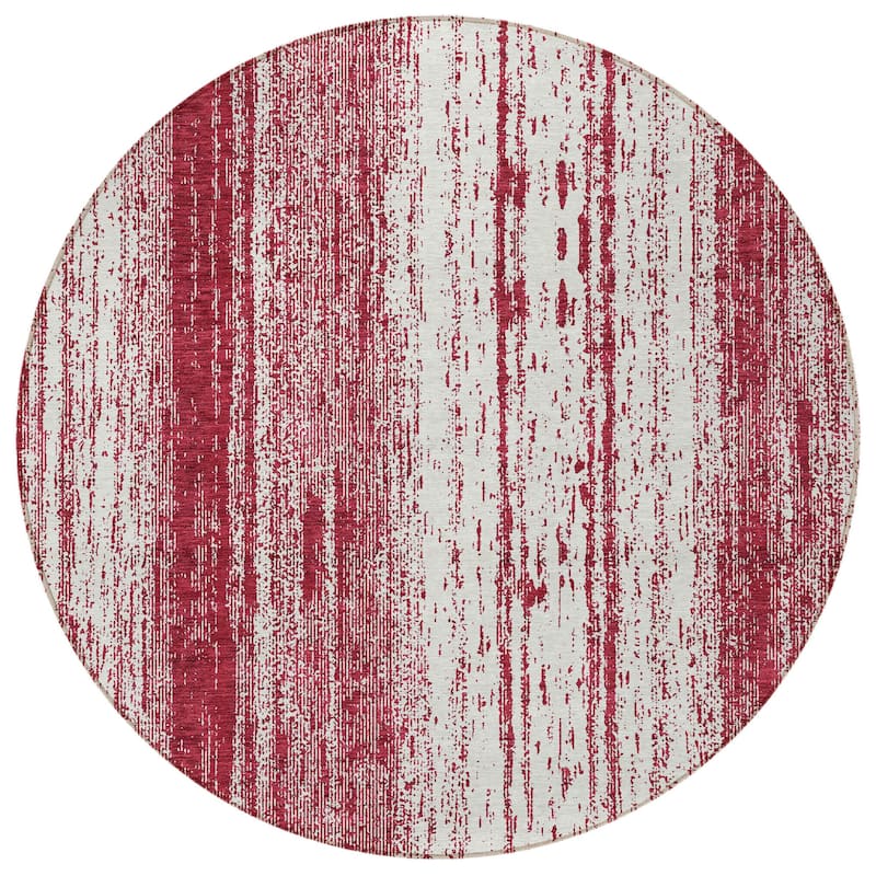 HomeRoots Striped Transitional Rectangle Outdoor Rug