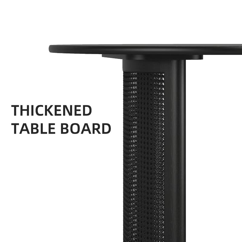 79"L×33.5"W Oval Wood Dining Table Double Pedestal Kitchen Table