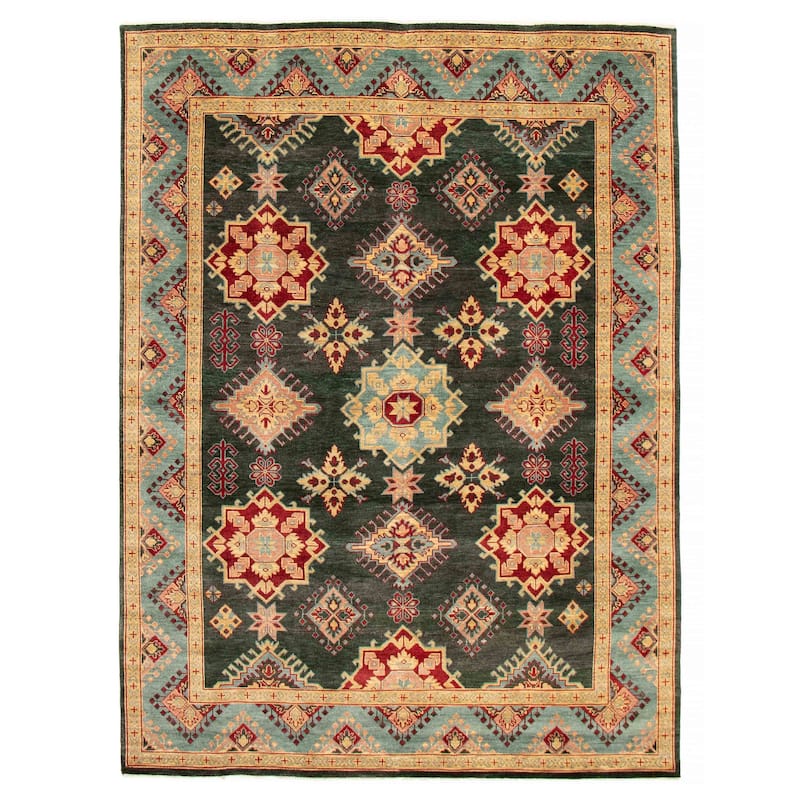 ECARPETGALLERY Hand-knotted Jules Serapi Dark Green Wool Rug - 8'10 x 11'11 - Dark Green - 8'10 x 11'11