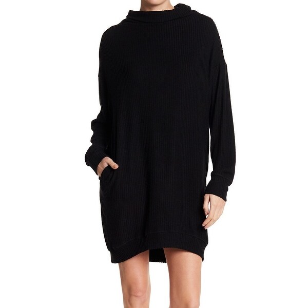 funnel neck jumper dress