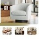 preview thumbnail 187 of 186, Modern Upholstered Barrel Chair Swivel Accent Chair for Living Room