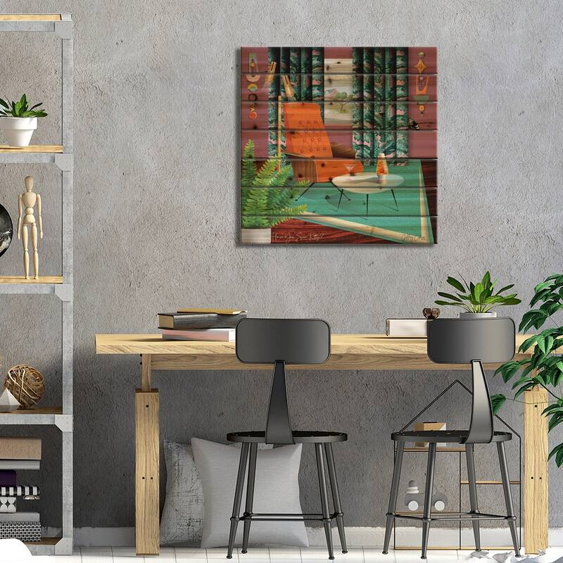 Have You Seen Kitty? Print On Wood by Jeffrey Coleson - Multi-Color